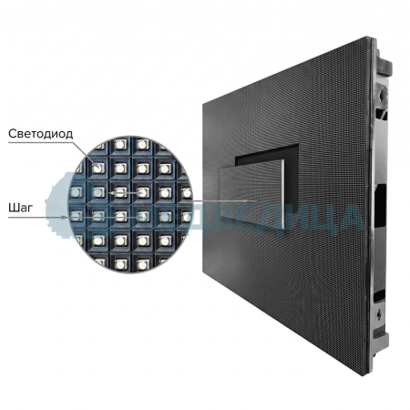 Интерьерный LED-экран 204", шаг 1.5 пикселя